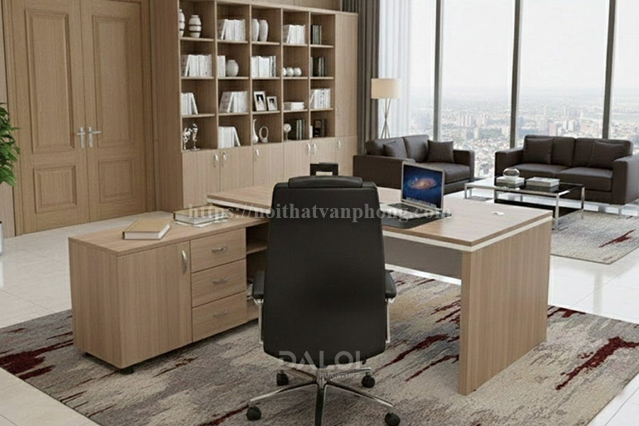 Bàn giám đốc gỗ chữ L BLD01-MM4