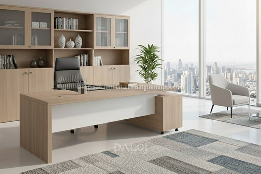 Bàn giám đốc gỗ BLD02-M1