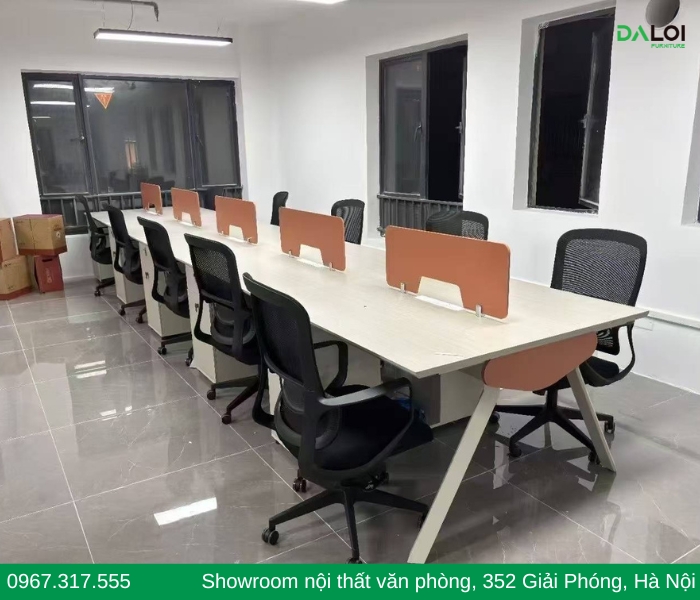 Bàn làm việc chân sắt sự lựa chọn lý tưởng cho văn phòng