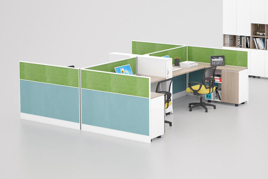 Cụm bàn nhân viên văn phòng