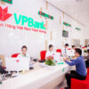 Thiết kế bàn quầy ngân hàng VPBank
