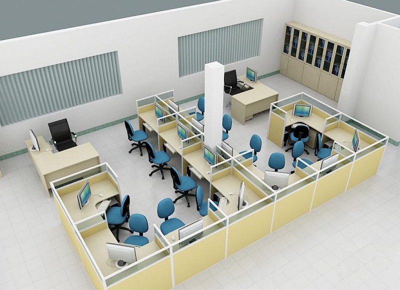 Dịch vụ thiết kế thi công nội thất văn phòng tại Bắc Kạn