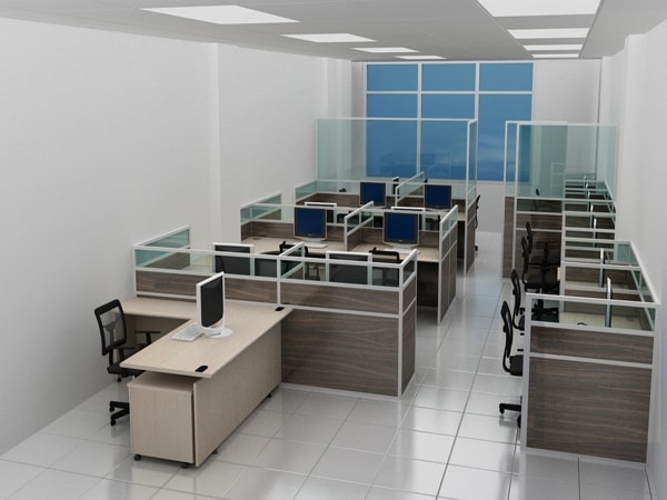 Hệ vách ngăn tạo không gian làm việc riêng tư