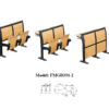 Ghế giảng đường nhập khẩu FMGD391-2