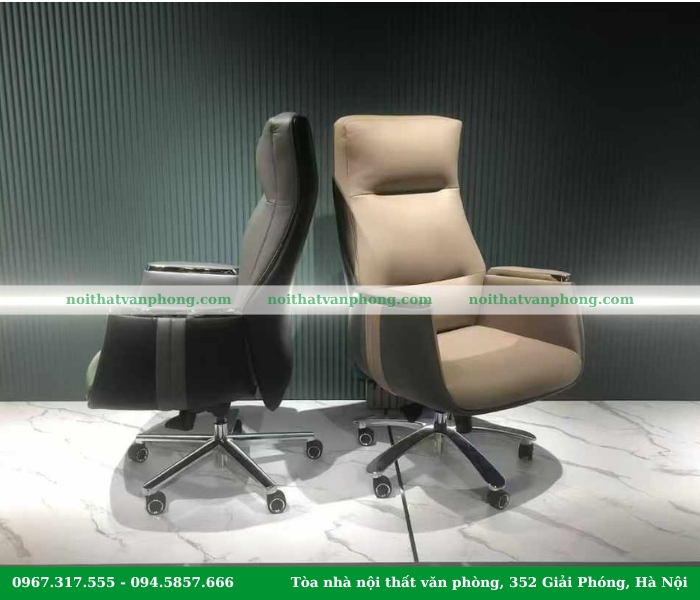 Hình ảnh thực tế ghế xoay da văn phòng P102A