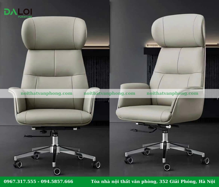 Hình ảnh thực tế ghế xoay da văn phòng P53A