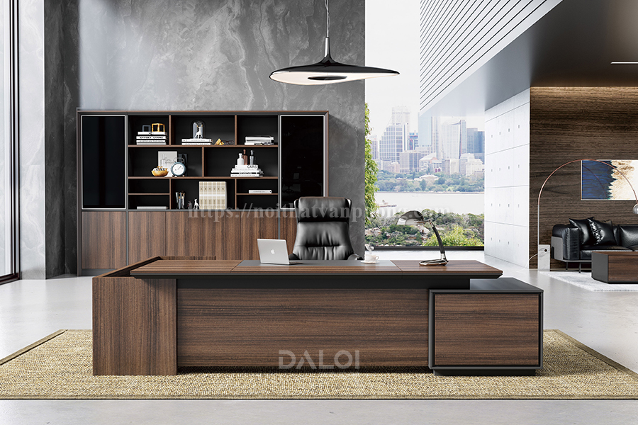 Không gian làm việc với bàn giám đốc sang trọng KT-01T2820