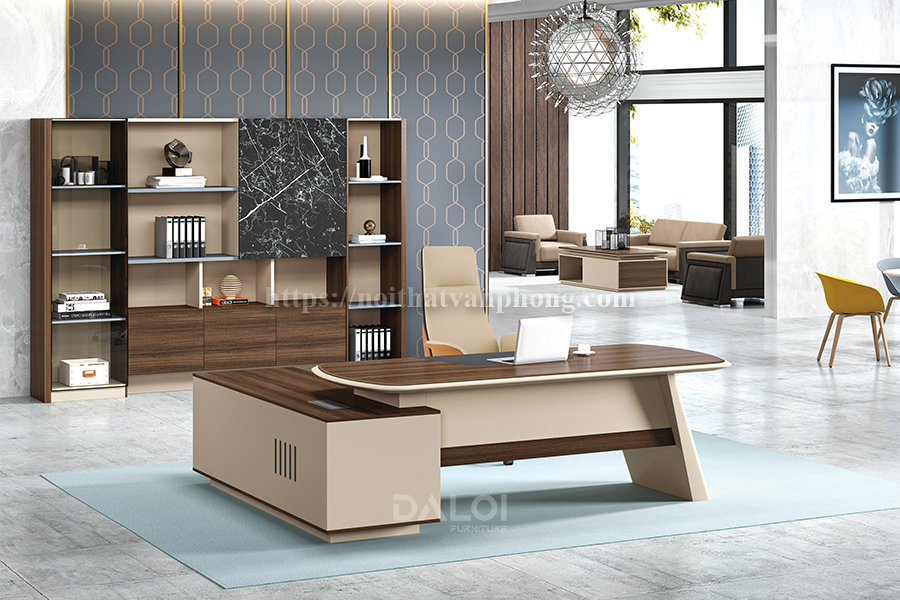 Không gian phòng giám đốc với bàn giám đốc sang trọng ZB-15T2420