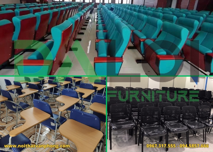 Khám phá ghế hội trường bọc đệm