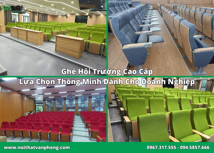 Ghế hội trường cao cấp - lựa chọn thông minh dành cho doanh nghiệp