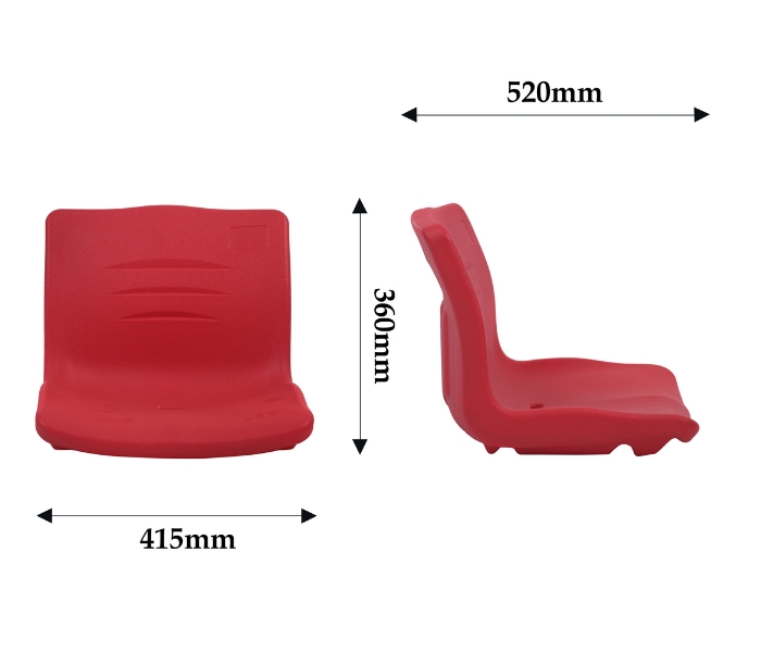 Kích thước ghế khán đài - ghế nhà thi đấu WA01