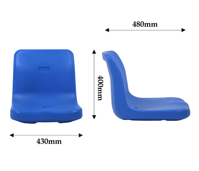 Kích thước ghế nhà thi đấu, ghế khán đài WA06