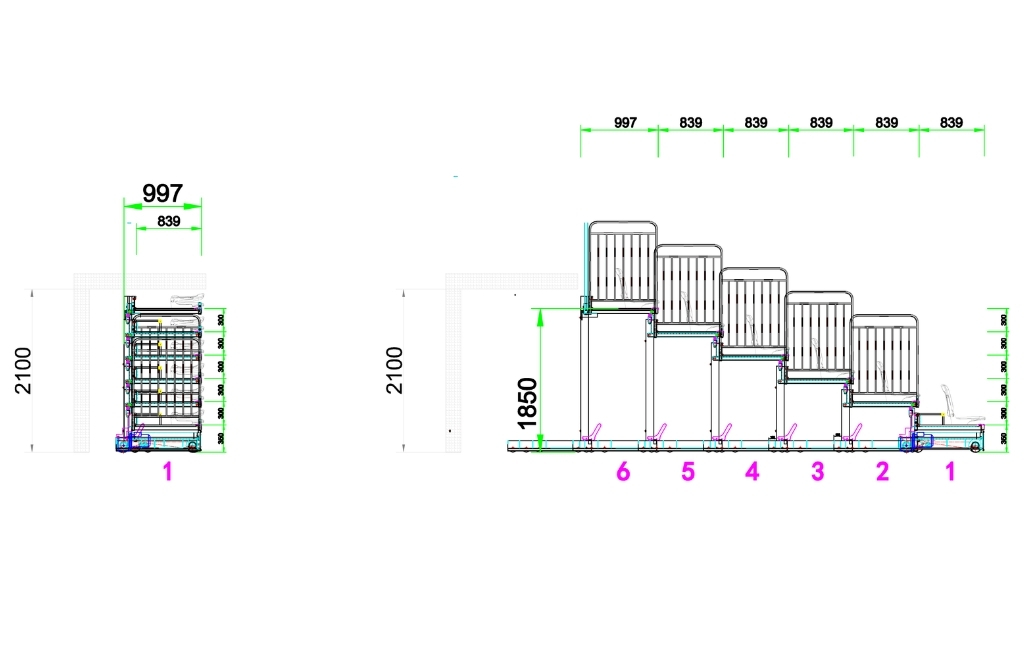 Thiết kế ghế khán đài di động - ghế nhà thi đấu di động