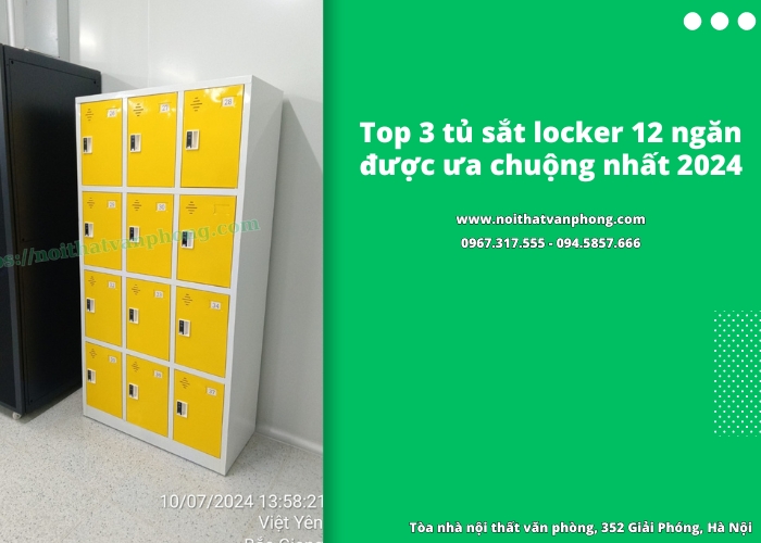 Top 3 tủ sắt locker 12 ngăn được ưa chuộng 2024