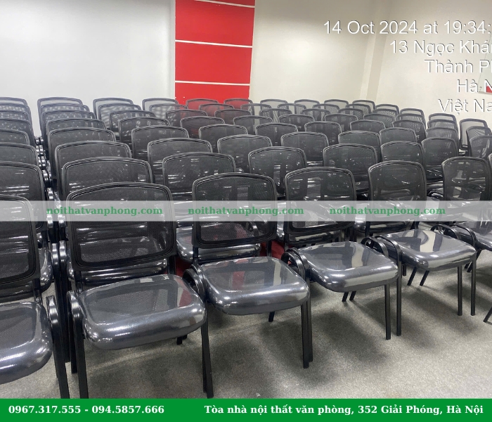 Hình ảnh thực tê ghế họp tựa lưới