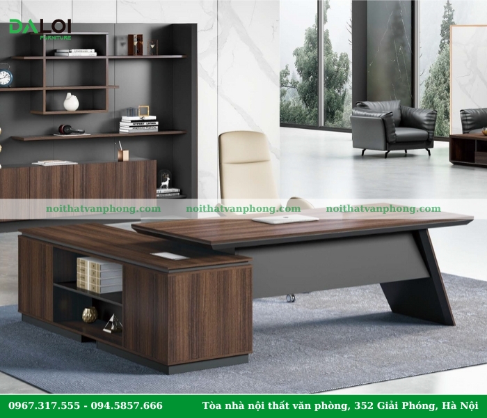 Bàn Giám Đốc Gỗ Công Nghiệp KT-04T2420