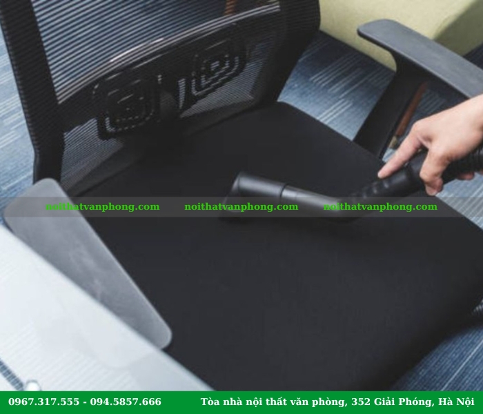 Bí quyết vệ sinh ghế xoay lưới văn phòng hiệu quả