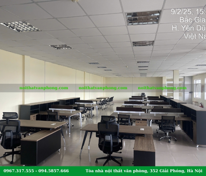 Cung cấp cụm bàn làm việc tới cụm công nghiệp Nham Sơn