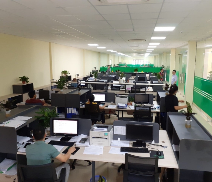 ghế xoay lưới văn phòng không gian coworking