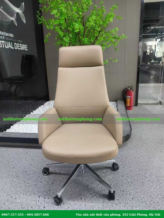 Hình ảnh thực tế ghế xoay da văn phòng P27A