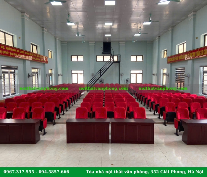 Dự án cung cấp và lắp đặt bàn ghế hội trường tại UBND xã Long Thành