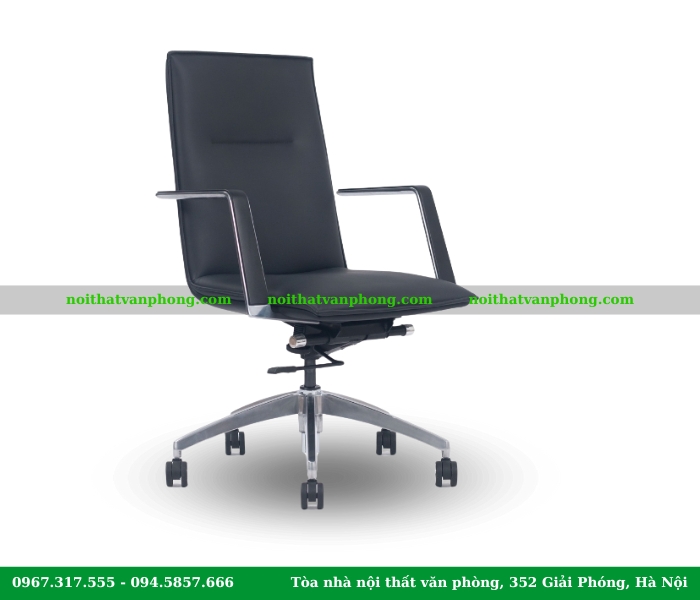 Ghế xoay văn phòng màu đen