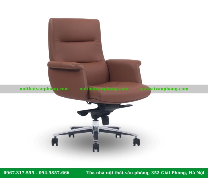 Ghế xoay văn phòng màu nâu