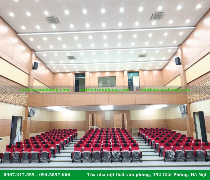 Hoàn thiện thi công nội thất hội trường huyện hoàng su phì, hà giang