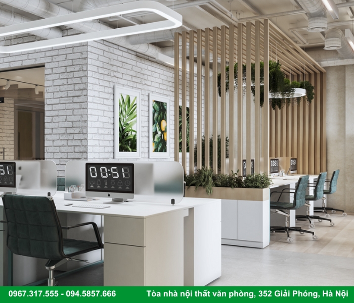 Thiết kế nội thất văn phòng 40m2