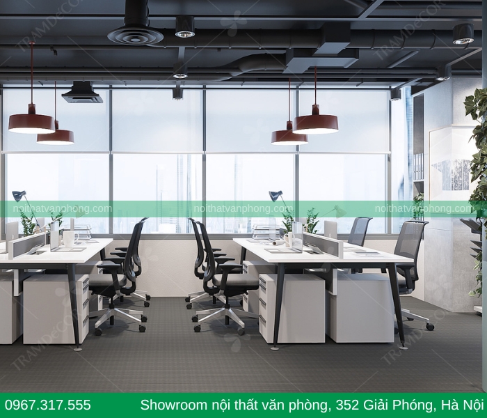 Lựa chọn nội thất phù hợp với thiết kế nội thất văn phòng 60m2