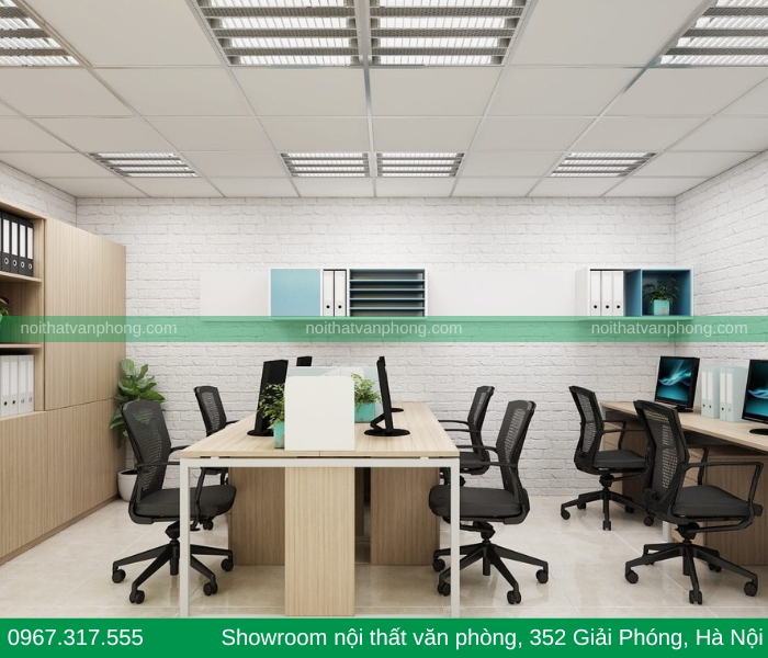Nguyên tắc cần biết khi thiết kế nội thất văn phòng 60m2