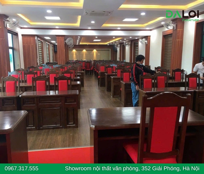 Mẹo bố trí ghế hội trường cho hội trường 200 chỗ hiệu quả