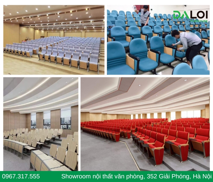 Nguyên tắc bố trí ghế hội trường khoa học và tiện ích