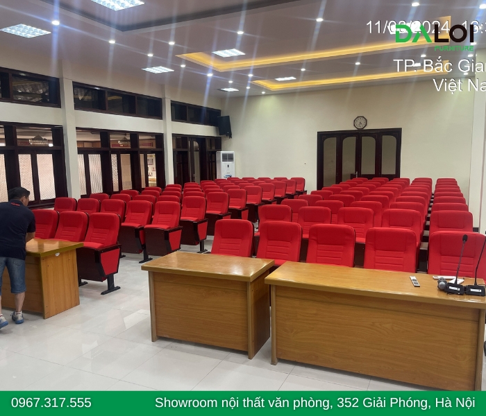 Tiêu chí lựa chọn ghế hội trường cho trung tâm hội nghị, hội thảo