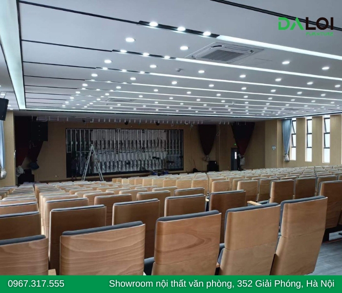 Các tiêu chí kỹ thuật cần đảm bảo khi chọn ghế hội trường cho trường học, giảng đường