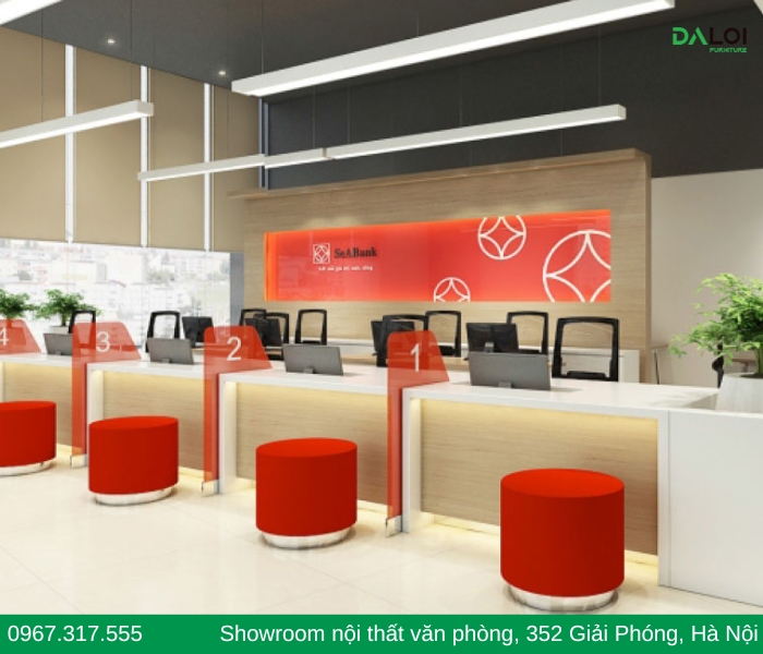 Bàn quầy giao dịch ngân hàng Sea Bank