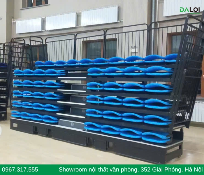 Ứng dụng ghế xếp gọn điều khiển tự động phổ biến trong các công trình thực tế