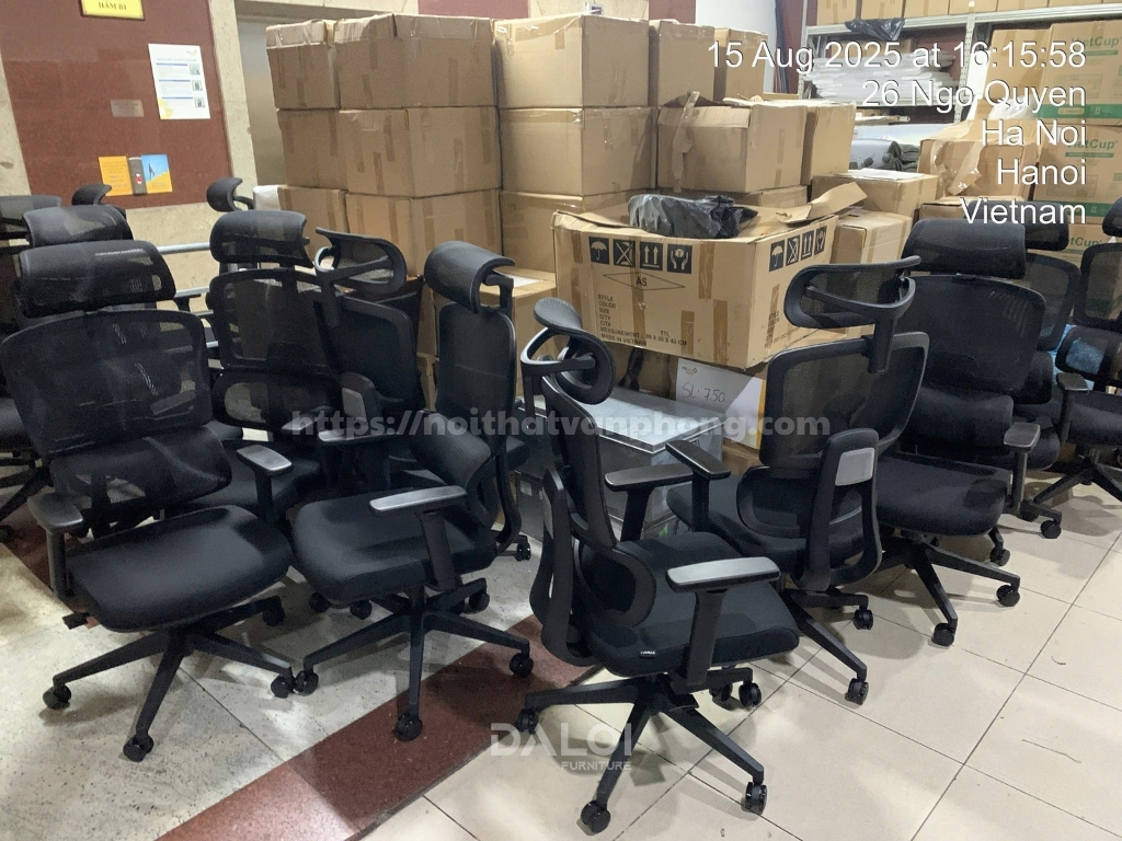 Hình ảnh thực tế ghế lưới văn phòng FMX827