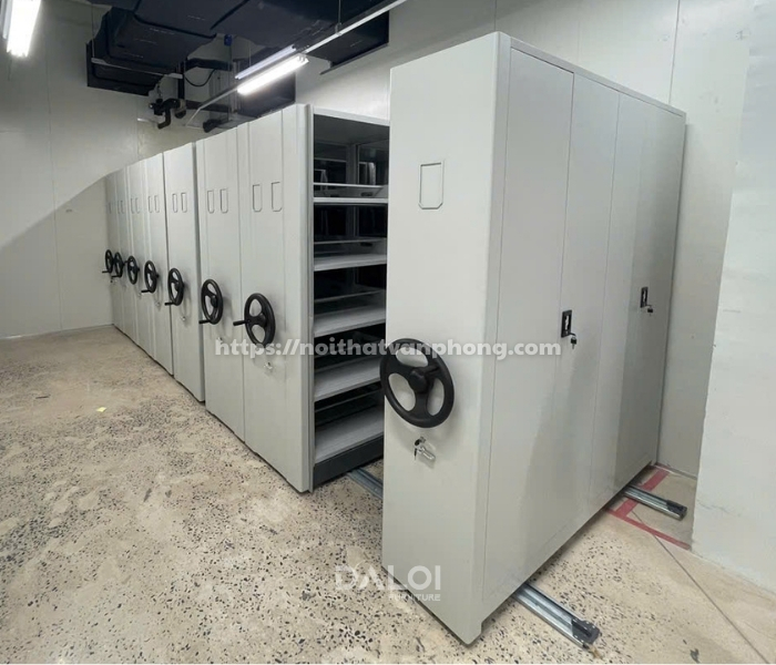 Cung cấp tủ hồ sơ di động tay quay tại khu công nghiệp Liên Thái Hà