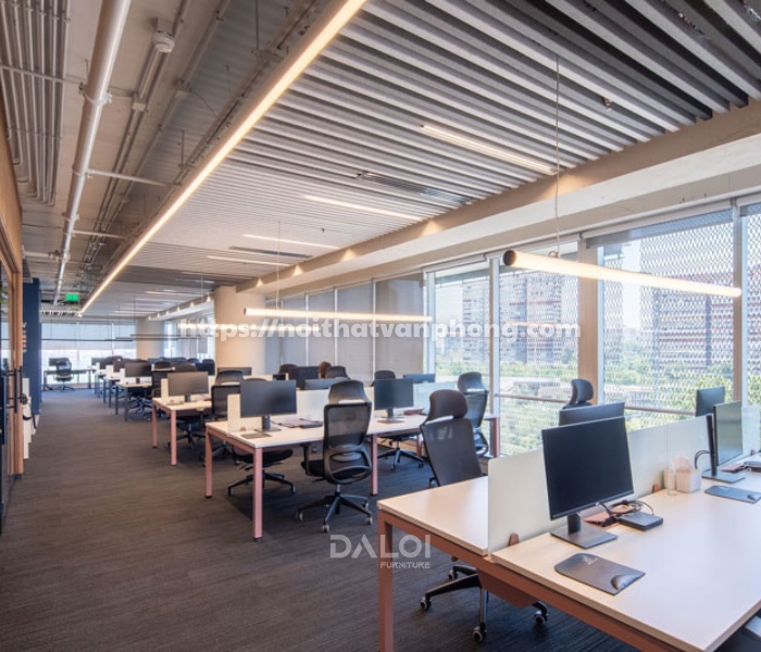 Bí quyết bố trí nội thất văn phòng 100m2 khoa học và tiện ích