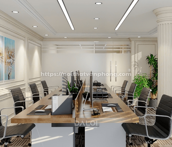 Phong cách thiết kế nội thất văn phòng cổ điển – tân cổ điển (Classic & Neo-classic)