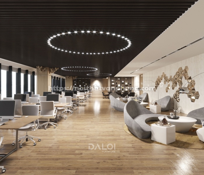 Phong cách thiết kế nội thất văn phòng Hitech (Công nghệ cao)