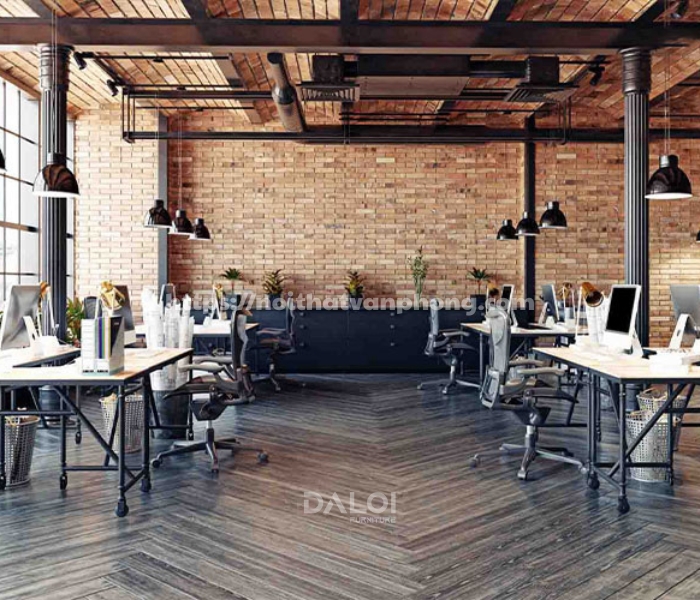 Phong cách thiết kế nội thất văn phòng công nghiệp (Industrial Style)