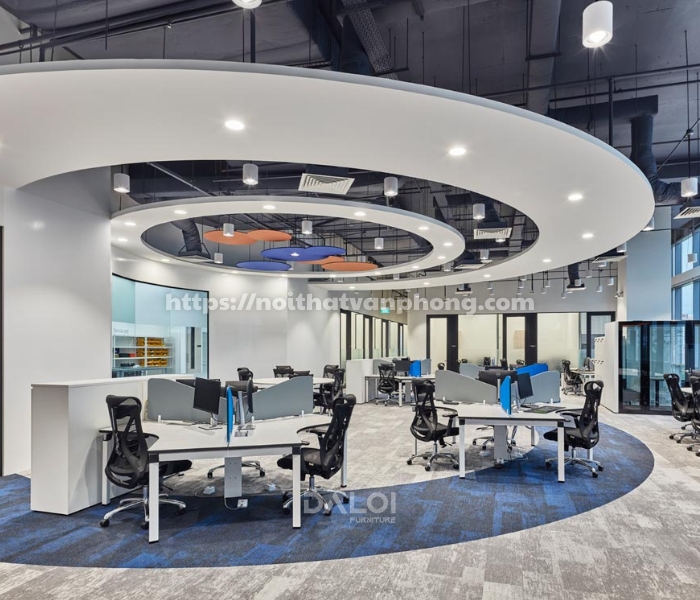 Phong cách thiết kế nội thất văn phòng Hybrid (Kết hợp đa dạng)