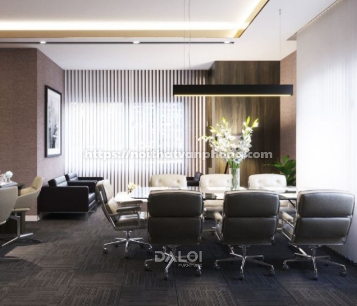 Phong cách thiết kế nội thất văn phòng Luxury