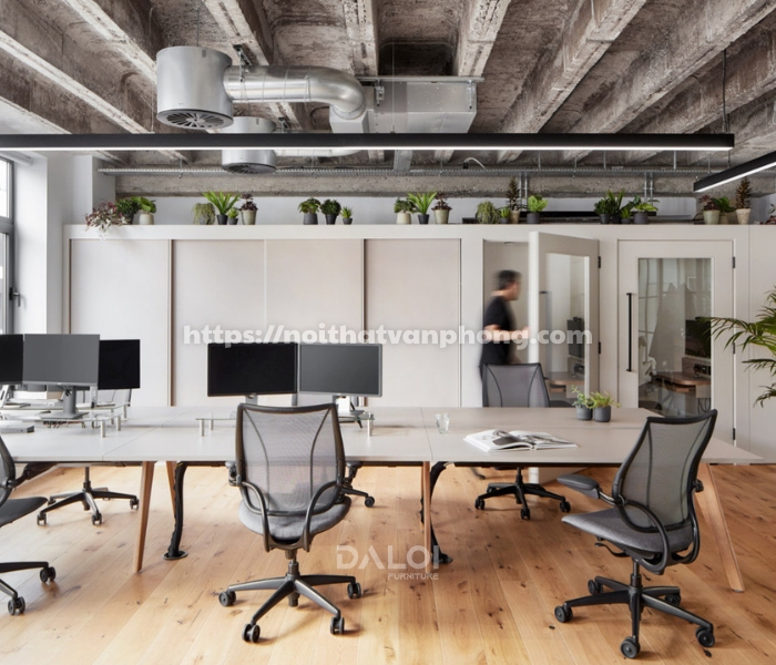 Thiết kế nội thất văn phòng 100m2 tối ưu cho không gian nhỏ