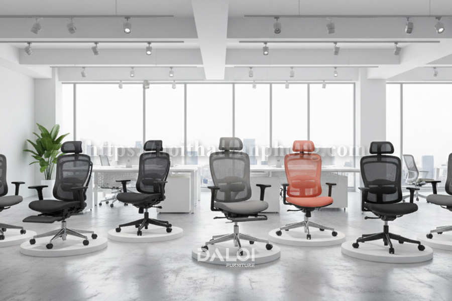 Vì sao nên chọn mua ghế công thái học tại Nội Thất Đa Lợi?