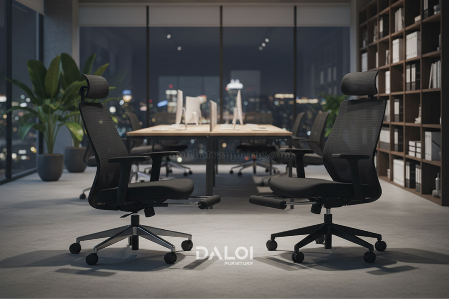 Đánh giá chi tiết ghế lưới văn phòng ngả lưng