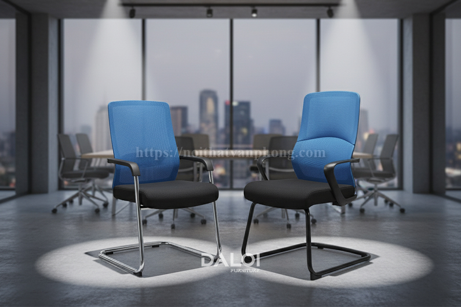 Ghế lưới chân quỳ phòng họp là gì?