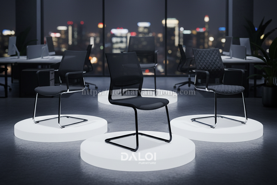 Ghế lưới chân quỳ phòng họp tiện nghi và khác biệt vượt trội